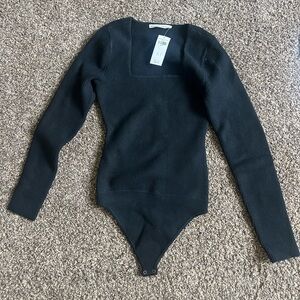 Abercrombie and fitch black body suit size small